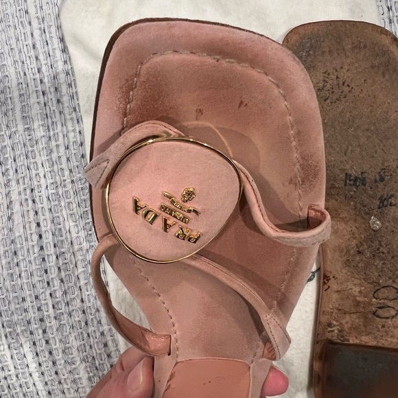 VINTAGE PRADA sandal Sz 39 9 - Picture 3 of 6